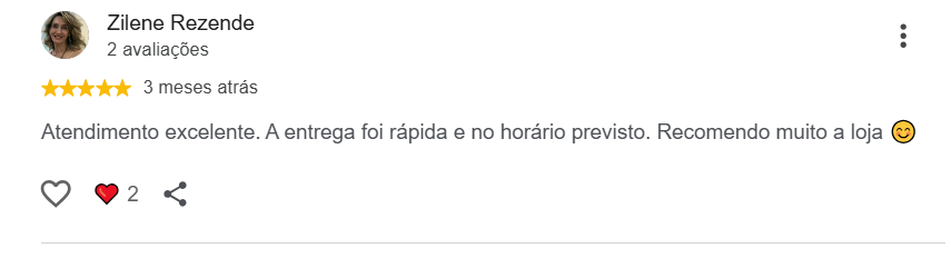 Avaliação de Zilene Rezende