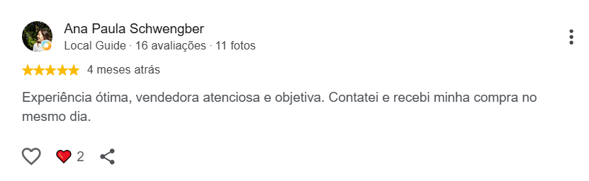 Avaliação de Ana Paula Schwengber